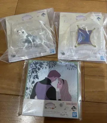 제일복권 디즈니 프린세스 미니 피규어 참 2종 캔버스 보드 포함