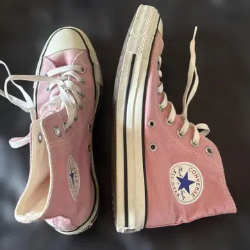 converse 핑크 하이컷 스니커즈 ALL STAR 25cm