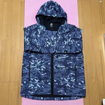 카모 패턴 후드 부착 밀리터리 자켓