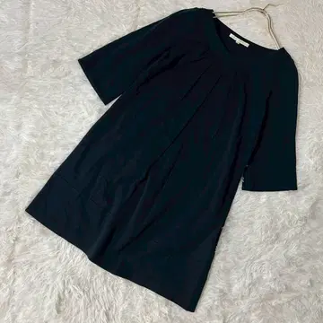 NATUNAL BAUTY 원피스 일본제 네이비 L 면100%