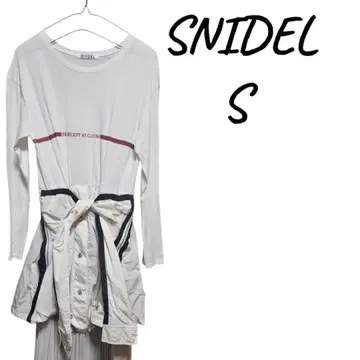 [ 새상품급 ] SNIDEL 플리츠 스커트 세트 S 사이즈