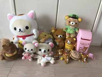 리락쿠마 잡화 봉제 인형 묶음 판매