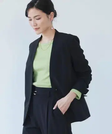 그린 라벨 릴랙싱 자켓 블랙 폴리에스테르 36 C2804