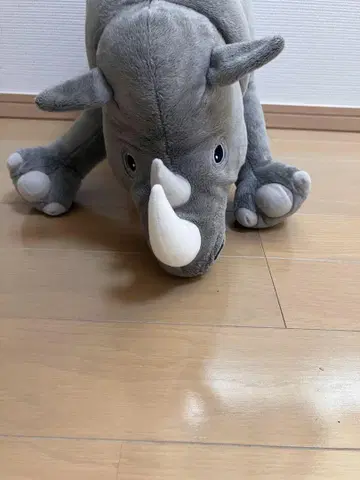 IKEA JUNGELSKOG 그레이 코끼리 봉제 인형