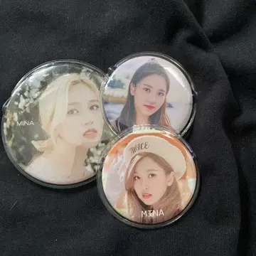 TWICE 미나 캔뱃지 3개 세트