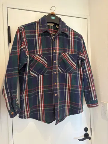 플란넬 플란넬 셔츠 녹청 체크 BIG MAC FIVE BROTHER