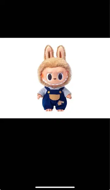 토끼 귀가 달린 봉제 인형 캐릭터