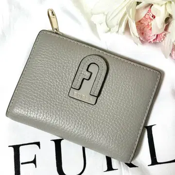 FURLA 다프네 접이식 지갑 컴팩트 지갑 그레이지