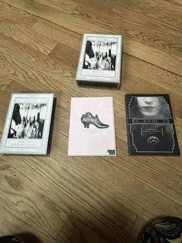 K-POP CD 세트 화이트 블랙 아트 워크