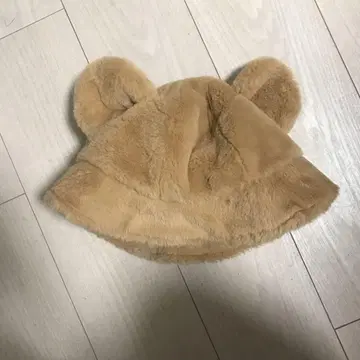 더피앤프렌즈 복슬복슬 모자 버킷햇 디즈니씨 한 번 사용
