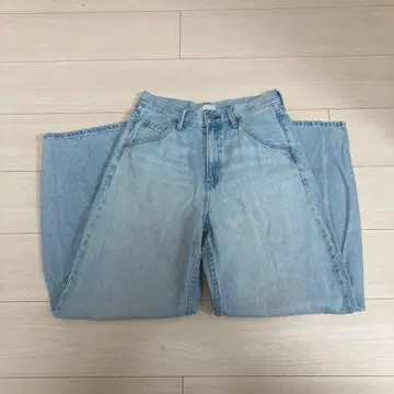 UNIQLO 배기 커브 청바지 62 BLUE WOMEN 24
