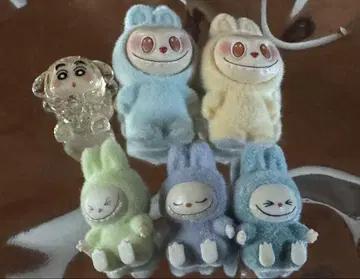 짱구는 못말려(크레용 신짱) 봉제 인형 6체 세트