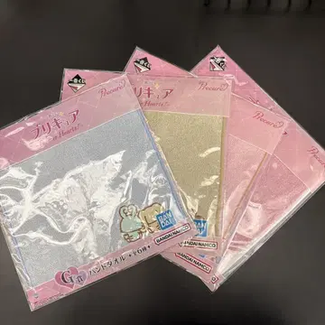 [미사용 새상품] 프리큐어 핸드 타월 4장 세트