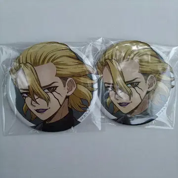 Dr.STONE 스탠리 스나이더 캔뱃지 2개