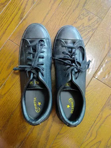 CONVERSE ALL STAR COUPE OX 골드 로고 가죽