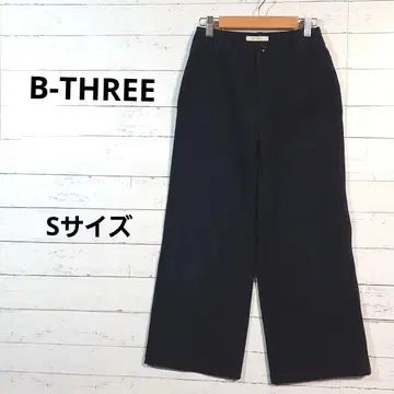 B-THREE 블랙 와이드 팬츠 S 사이즈 /49