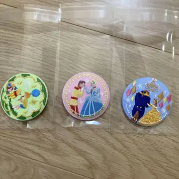 디즈니 자수 캔 배지 3개 세트 1
