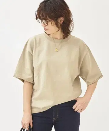 Plage 플라주 Cut Sleeve 풀오버 맨투맨 T셔츠