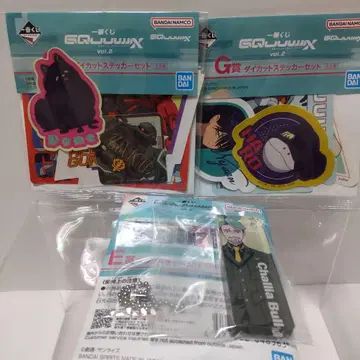 지크액스 제일복권 아크릴 참 샤리아블과 기타 스티커 세트