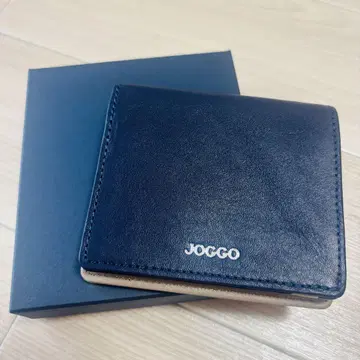 새상품 박스 포함 JOGGO 네이비 접이식 지갑