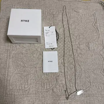 HYKE 실버 목걸이