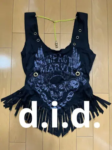 d.i.a. 밑단 프린지 탱크탑