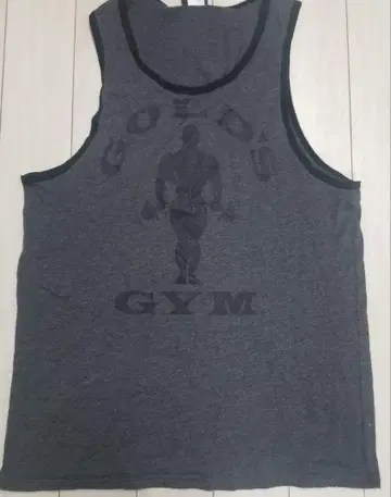 GOLD'S GYM 그레이 탱크탑 M 사이즈