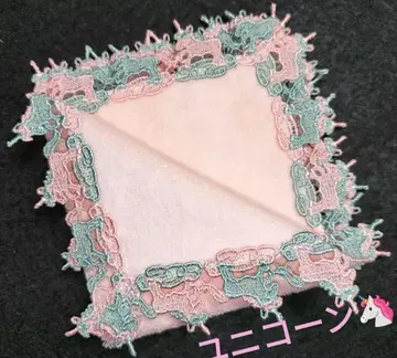 새상품 [ 긴자와 레이스 ] 유니콘 핑크 타월 손수건