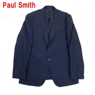 A6845 폴스미스 테일러드 자켓 울 반안감 네이비 XL