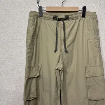 올드 네이비 카고 팬츠 와이드 나일론 미국 빈티지 의류 M 2610