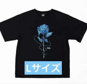 Ado pop up 블루 로즈 T셔츠 L 사이즈