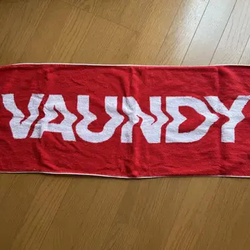 Vaundy 로고 타월 빨간색
