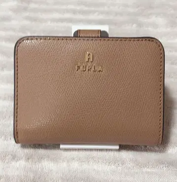 FURLA 접이식 지갑 까멜리아 인기 색상 CENERE+VANIGLIA