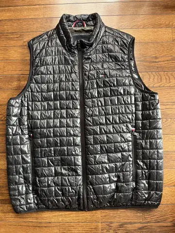 TOMMY HILFIGER 블랙 퀼팅 베스트 L