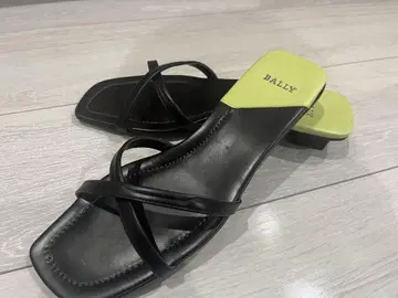 미사용품 BALLY 발리 뮬 샌들 23.5~24.0cm 가죽