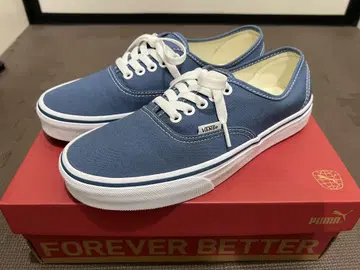 25.5cm 새상품급 VANS 오센틱 navy 네이비 반스 블루