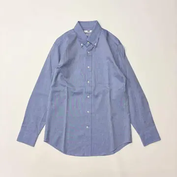 미사용 유니클로 슈퍼 논아이론 슬림 핏 셔츠 포켓 있음