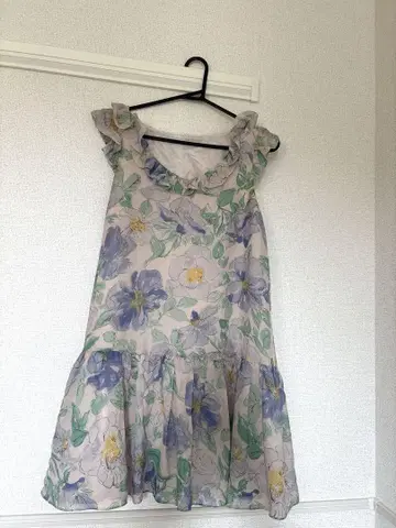 JILLSTUART 플라워 프린트 슬리브리스 원피스 사이즈 0 질
