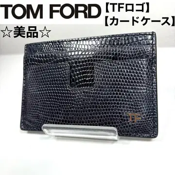새상품급 TOM FORD TF 로고 카드 케이스 가죽 엠보