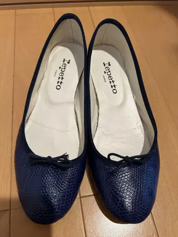 Repetto 네이비 발레 슈즈 사이즈 38