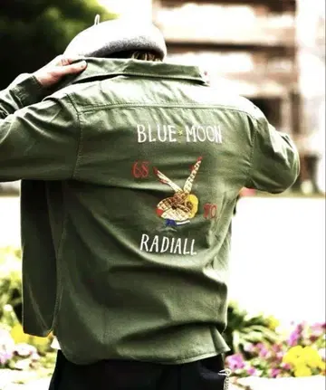 RADIALL 라디얼 스카잔 베트남 자켓 밀리터리 셔츠