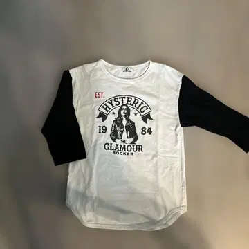 HYSTERIC GLAMOUR 7부 소매 티셔츠