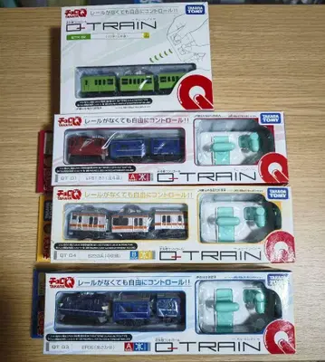 타카라토미 QTRAIN 4종 세트