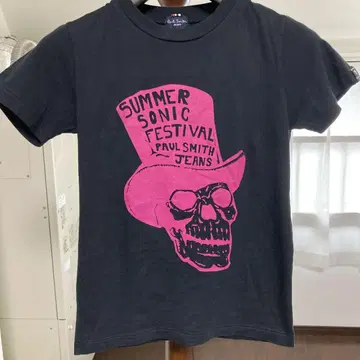 서머소닉 스태프 T셔츠 Paul Smith Jeans 스컬 XS