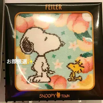 미개봉 새상품 스누피 x 페이러 FEILER 손수건 피치
