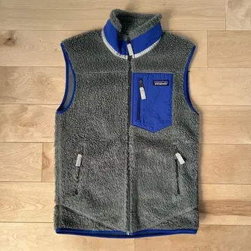 Patagonia 클래식 레트로X 베스트 XS 그레이/블루