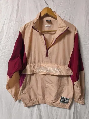 STARTER BLACK LABEL 나일론 풀오버 자수 로고 남성용