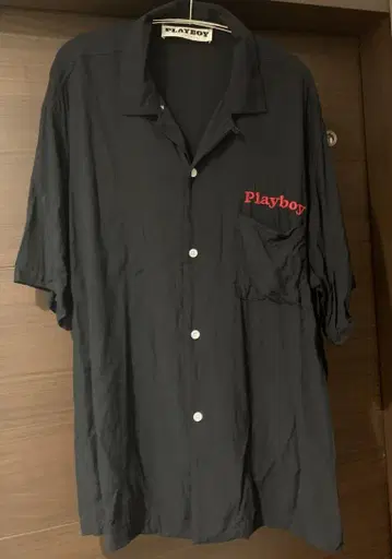 Playboy PACSUN 레이온 셔츠 블랙