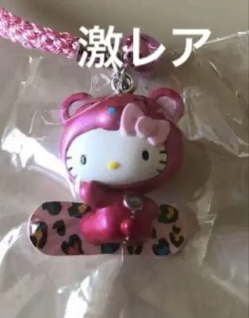 지역 한정 키티 끈 스트랩 레어 레트로 스노우보드 베어 홋카이도