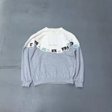 Karl helmut 와펜 2tone 맨투맨 트레이닝복 남성용